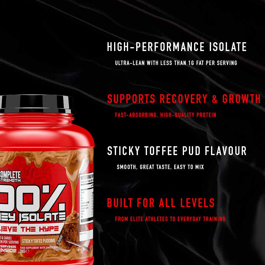 WHEY ISOLATE 2KG | STICKY TOFFEE PUDDING